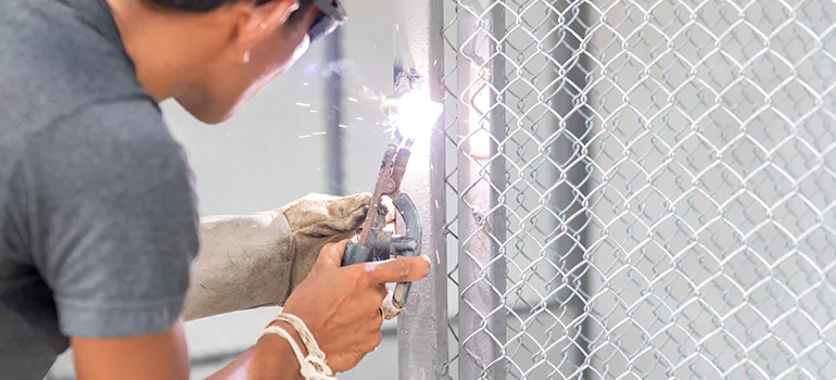 Commercial Mesh Door Repair in Pinewood, FL