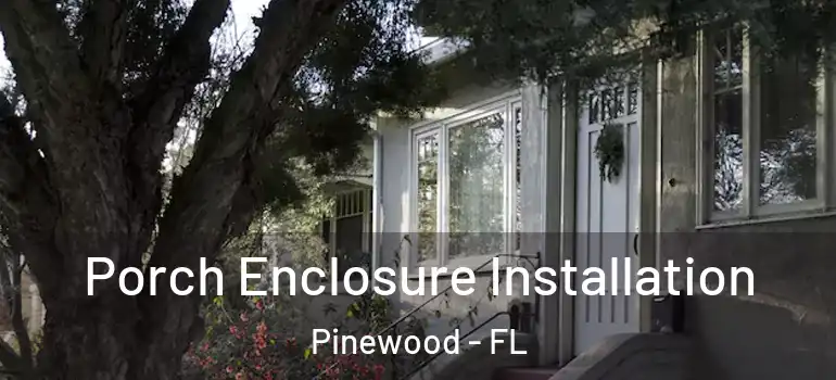 Porch Enclosure Installation Pinewood - FL