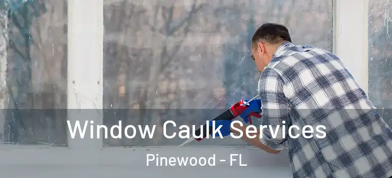 Window Caulk Services Pinewood - FL