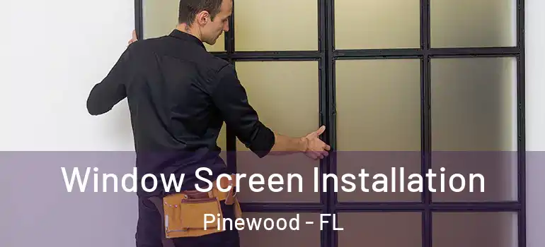 Window Screen Installation Pinewood - FL